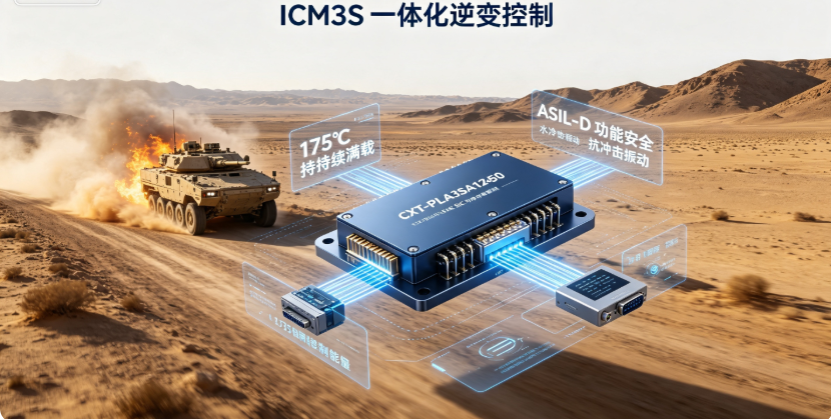重载货运机车牵引升级：CISSOID CXT-PLA450A 大电流水冷 SiC 牵引方案